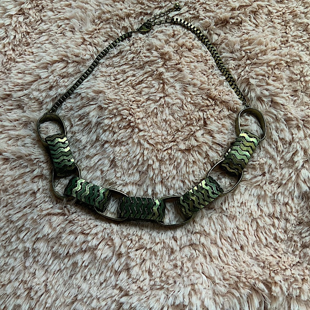 Antique Brass Gold Style Chain Necklace
